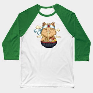 Chinese food cat lovers Baseball T-Shirt
